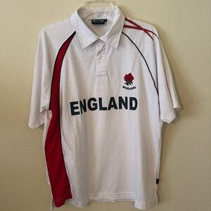 England Rugby embroidered rose shirt - Men’s Large,‎ gently worn